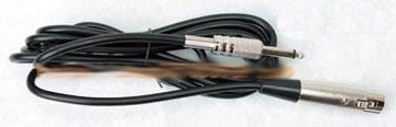Cable embout XLR et gros jack 6.5mm - 3m
