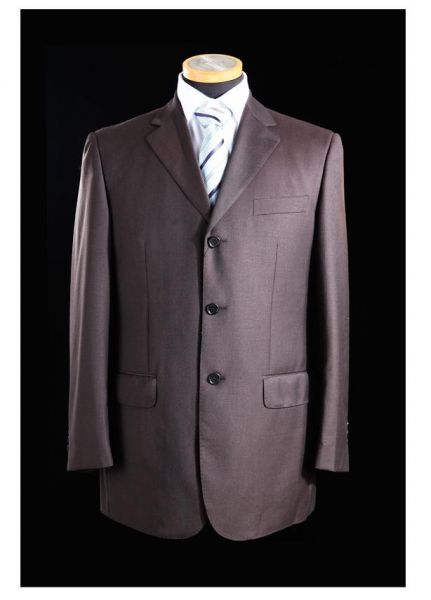 Ensemble costume bureau avec veste et pantalon – marron bronze
