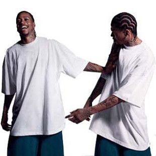 T Shirt large hip hop style uni – cotton