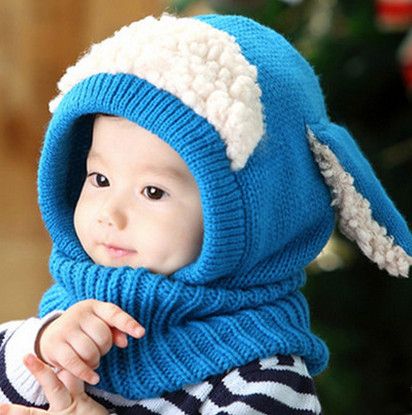 bonnet enfant bonnet bebe garcon bonnet bebe fille Bonnet tricoté avec  oreilles d'ours, épais et