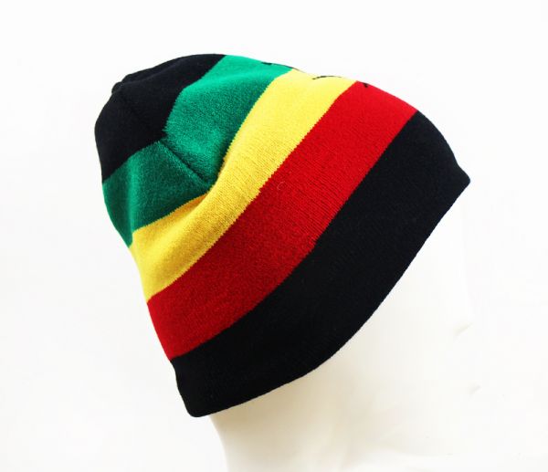 Bonnet Jamaïque Vert Jaune Rouge Reggae Rasta