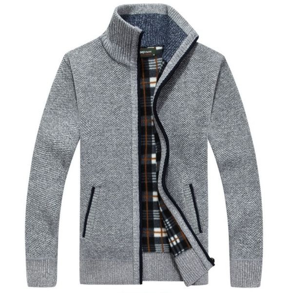 gilet col montant homme