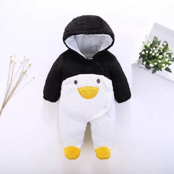 Combinaison pingouin pour bébé animal panda hiver pour enfant