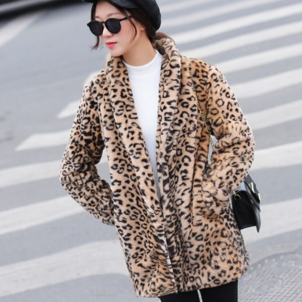 manteau léopard