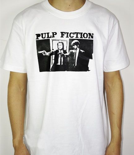 T Shirt manches courtes Pulp Fiction cartoon