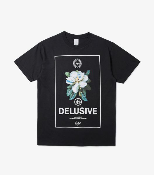 T-shirt Delusive à fleur Inflation pour Homme