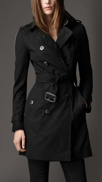 manteau noir pour femme