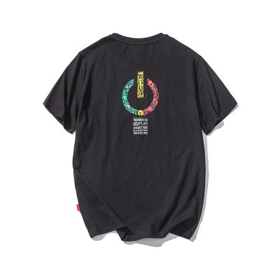 T-shirt oversize streetwear homme avec imprimé reggae rasta au dos