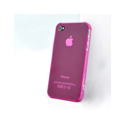 Coque pour iPhone 4S 4 Apple Housse en Plastique souple couleur unie