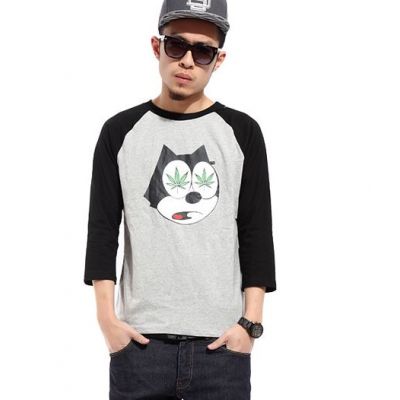 T Shirt 3/4 Felix le Chat Weed Eyes