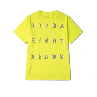 T shirt Ultra Light Beams Paris Jaune Fluo Streetwear pour Homme
