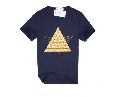 T Shirt Homme Manches Courtes Design Pyramide