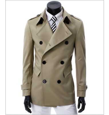 Manteau classique pour homme avec double boutonnage