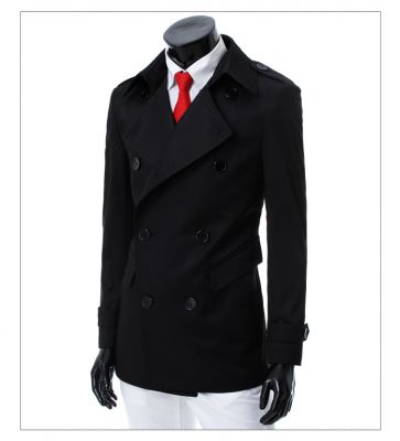 Manteau classique pour homme avec double boutonnage