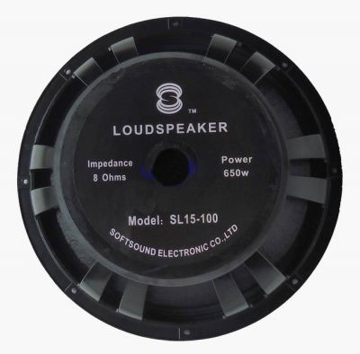 Haut parleur pour enceinte 650W 8Ω - 38.1cm