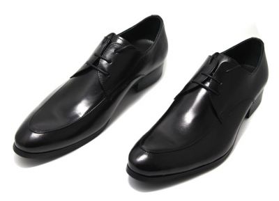 Chaussures pour costume en cuir classiques pointe arrondie - noires
