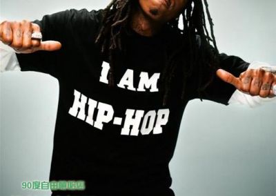 T Shirt street wear I Am Hip Hop motto – cotton
