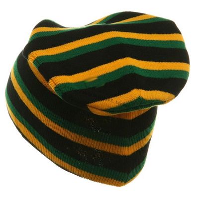 Bonnet reggae Jamaica style – vert jaune noir