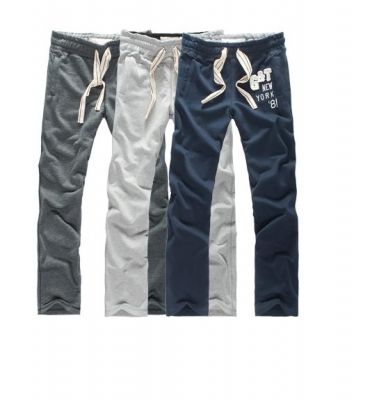 Pantalon survetement en moleton avec logo G&T New York