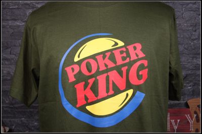 T Shirt a manches courtes parodie Poker King