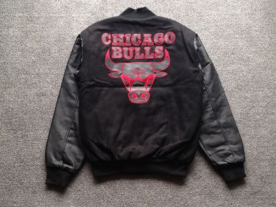 Blouson Bomber Chicago Bulls All Black Tout Noir Retro