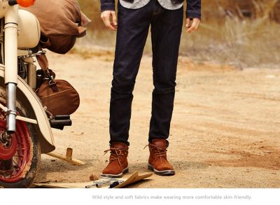 Blouson en Jeans pour Homme Trucker Veste Denim Classique