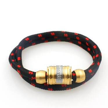 Bracelet Corde Elastique avec Perles Or Plaqué