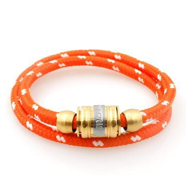 Bracelet Corde Elastique avec Perles Or Plaqué