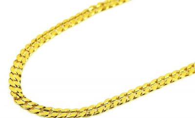 Chaine Bling Bling Or Miami Cuban Links 9 MM Plaqué Or