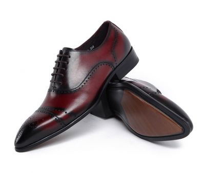 Chaussures Richelieu en Cuir pour Homme avec Perforations