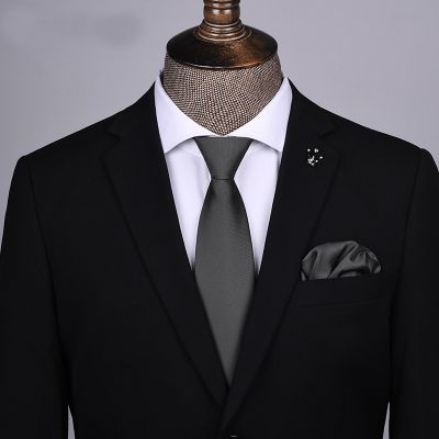 Cravate à elastique matte business pour homme