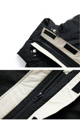 Doudoune hiver streetwear pour homme avec longues poches avant