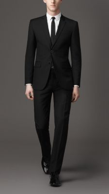 Costume homme noir - Veste, Gilet et Pantalon - C4215