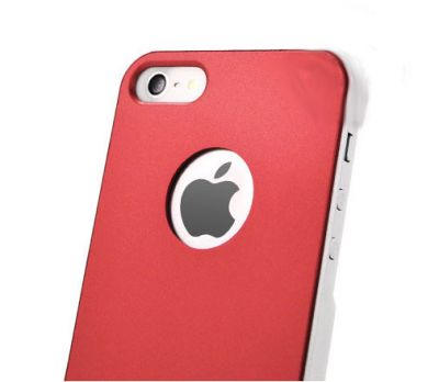Etui iPhone 5 ou 5S Couleur Unie Protection avec Pomme Arrière