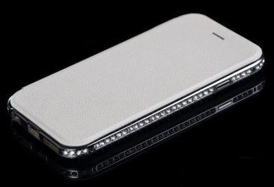 Etui iPhone 6 ou 6 Plus Protection Lignée Strass Diamants