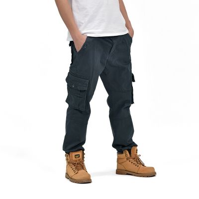 Jeans Baggy Cargo pour homme largeur moyenne avec coupe droite