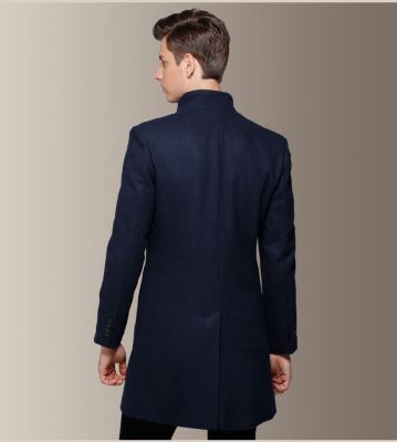 Manteau Caban Hiver pour homme avec bouton unique 60% laine