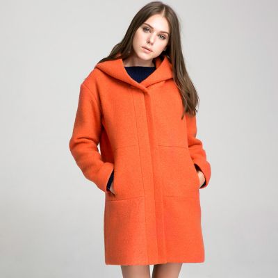 Manteau Capuche Oversize pour Femme avec Poches Ventrales