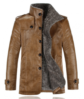 manteau cuir hiver