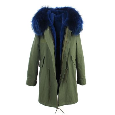 Manteau hiver mi-long pour femme avec fourrure intérieur et capuche amovible