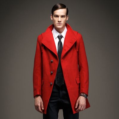 manteau hiver homme rouge