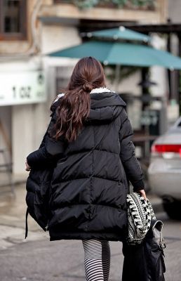 Manteau matelassé pour femme avec capuche lignée fourrure