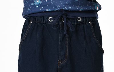 Pantalon Cargo large en Jeans pour homme avec pôches côté