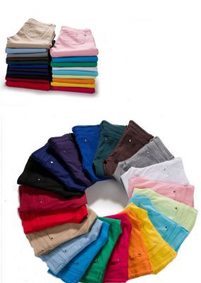 Pantalon en coton pour femme classique couleur unie avec large choix coloris