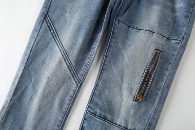 Pantalon Jeans pour Femme Coupe Slim avec Poche Cuisse Zippée