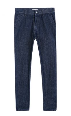 Pantalon Jeans pour Homme Coupe Droite Effet Vintage