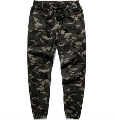Pantalon Jogger Pants Homme Motif Camouflage Chevilles Elastiques