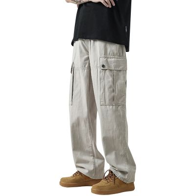 Pantalon baggy cargo pour homme avec poches larges sur côtés