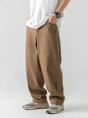 Pantalon baggy classique couleur unie pour homme hip hop