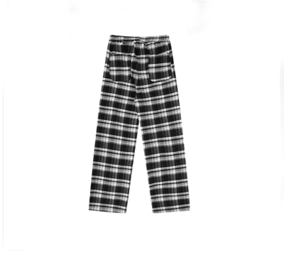 Pantalon Vintage à Carreaux Unisexe - Confort et Style Décontracté
